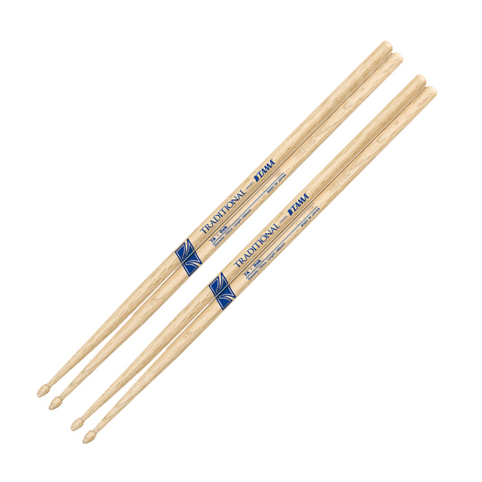 TAMA 7A 5A 日本製 爵士鼓鼓棒 0ak 橡木 初學者 經典標準款 2付組合特惠價 - 民揚樂器